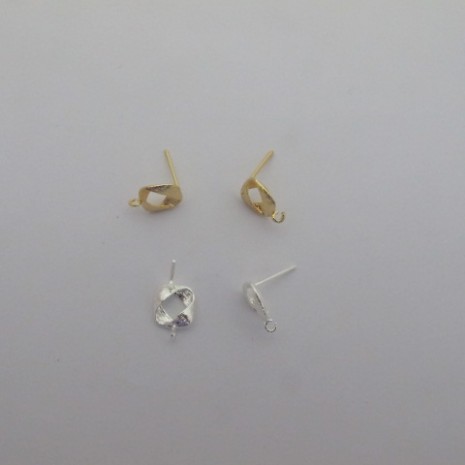 10 pcs tiges avec anneau 11x8mm