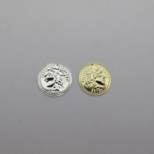 30 pcs Sequins pièce de monnaie rond 20mm