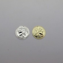 30 pcs Sequins pièce de monnaie rond 20mm