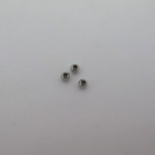 100 pcs Perles 4mm en acier inoxydable
