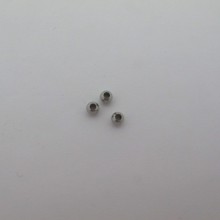 100 pcs perles 4mm acier inox