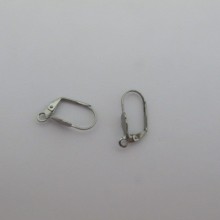 50 pcs Earrings 20x10mm stainless steel