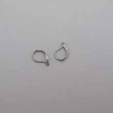 50 pcs Earrings 15x11mm stainless steel