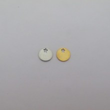 10 pcs Pendentif & Breloques 12mm acier inoxydable
