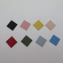 30 Tinted Square Sequins 34x17mm