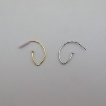 10 pcs CLOUS D'OREILLES 30X16mm