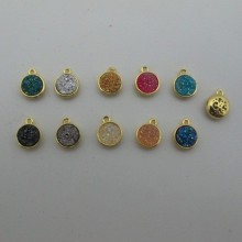 10 pcs Pendentif rond 9mm