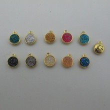 10 pcs Round pendant 9mm