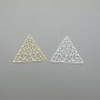 10 pcs pendentif triangle 39x34.5mm