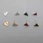 10 pcs tiges avec anneau triangle 11mm