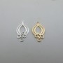 10 pcs Chandeliers 30x17mm
