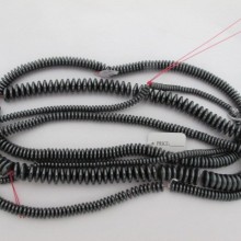 Hematite washers heishi-style 40cm wire
