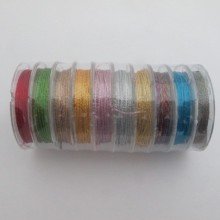 10 spools of fabric thread/10m mix