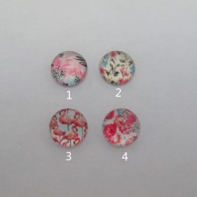 35 Glass Flat Cabochon 14mm