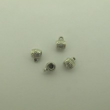 100 pcs Pendant Clips 7x9mm for cord 3 mm