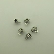 50 pcs Pendant Clips 9x10mm for cord 3.50 mm