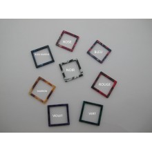 20 pcs Square Acetate Pendant 20mm/25mm/30mm