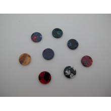 20 pcs Round acetate pendant 15mm