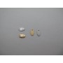 30 pcs pendentif 12x7mm