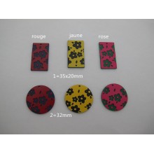 Resin Pendant 10 pcs