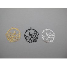 Filigree stamps 32x31mm - 30 pcs