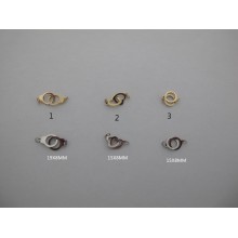 Intercalaires en acier inoxydable 10 pcs