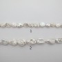 Perles d'eau douce- Fil de 40 Centimetres