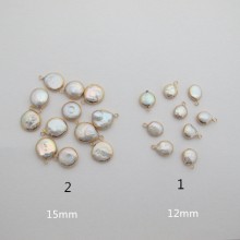 Freshwater pendants 10 pcs