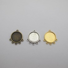 Cabochon holder 21mm - 20 pcs