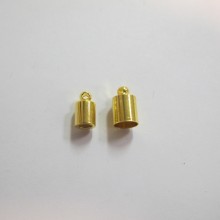 100 Golden glue tips for 3mm4m5mm cord