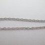 10MTS Chaîne Forçat maille plate 3.0x2.5 mm en Acier inox