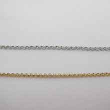 10m Chaîne Maille Jaseron Acier Inoxydable 3mm