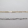 10M CHAÎNES DE MAILLE TROMBONE RECTANGLE 12X4X0.8MM ACIER INOXYDABLE