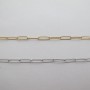 10M CHAÎNES DE MAILLE TROMBONE RECTANGLE 12X4X0.8MM ACIER INOXYDABLE