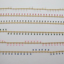 2m Stainless steel enamelled fantilized gourmet chain 6mm