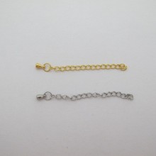 Extension chain + stainless steel drop 63mm