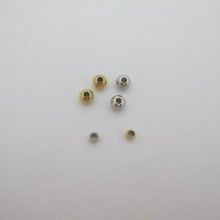 Perle ronde en acier inox 4mm/6mm