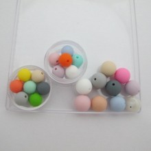Perles en silicone 12mm/15mm - 30 pcs