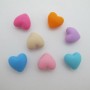 20 pcs perles coeur en silicone 20mm