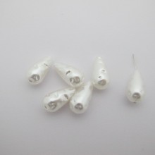 Perles nacrées 22x12mm - 125g