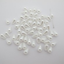 Pearly beads 10x6mm - 125g
