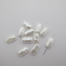 Pearly beads 17x9mm - 125g