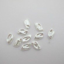 125gm perles nacrées 21x13mm