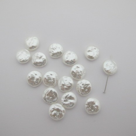 125gm perles nacrées 15mm