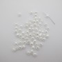 125gm perles nacrées 8x6mm