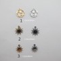 10 pcs pendentif acier inoxydable