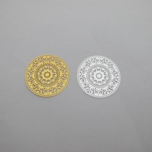 Filigree stamps 30mm - 30 pcs