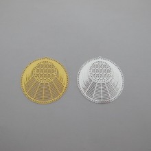 Filigree stamps 31x30mm - 20 pcs