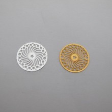 Filigree stamps 20mm - 40 pcs