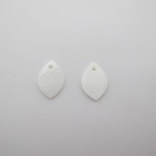 30 nacre 15x10mm